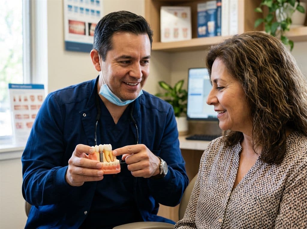 Colocación de implantes dentales en la clínica dental Encisa de A Coruña